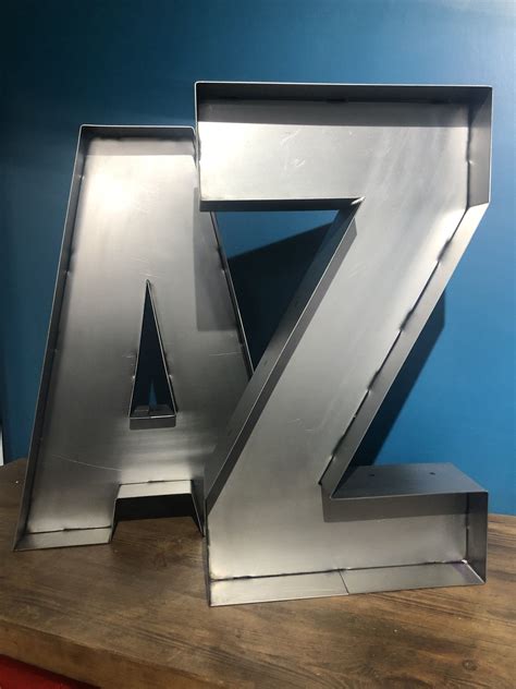 sheet metal letters|metal letters for walls.